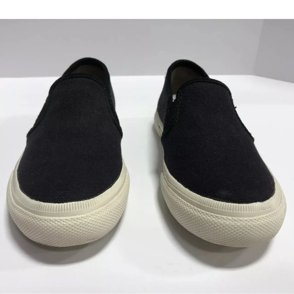 Frye Women’s Gia Canvas Slip-On Shoes Black, Size 6 M